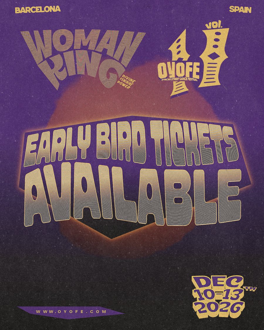 OYOFE Vol. 11 · Woman King. Early bird tickets available. Barcelona, Spain, December 10 to 13, 2026.
